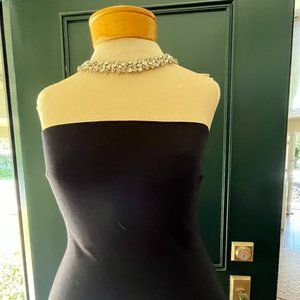 Netting and Rayon Rhinestone Top